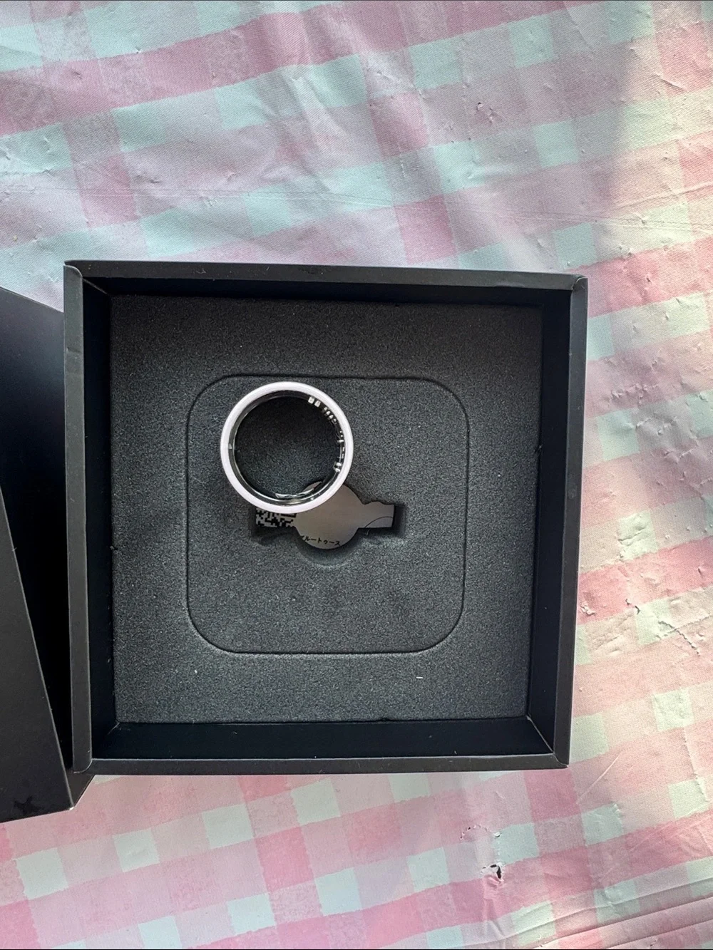 Smart Ring - Pink Ceramic Wellness Ring